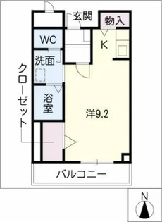 ハイムK・C【1階】の間取り