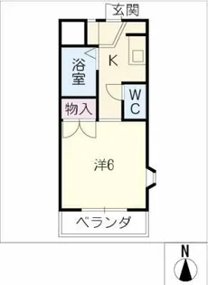 ブルームてんま【2階】の間取り