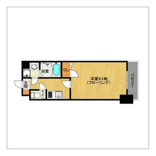 エンクレスト祇園【6階】の間取り