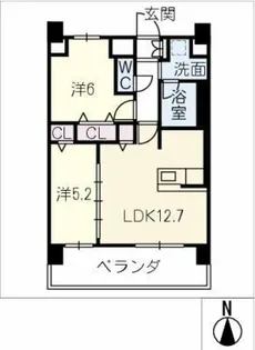 セイワパレス吹上公園【9階】の間取り