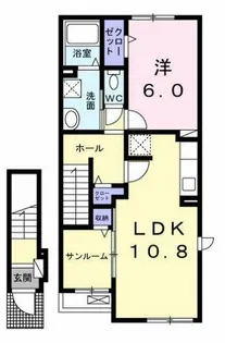 シエル【2階】の間取り