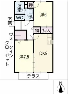 ソレイユ【1階】の間取り