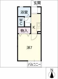 ソフィア長久手【2階】の間取り