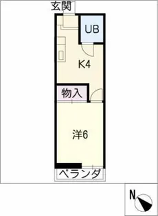 レピュート平針【1階】の間取り