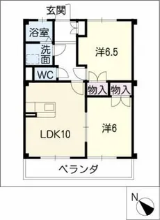 サントピア21 A棟【3階】の間取り