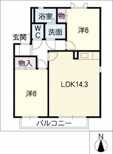 Windward【1階】の間取り
