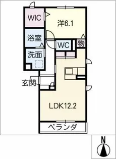 コンチェルト Ⅱ【2階】の間取り