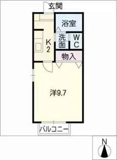 グリーンパーク【1階】の間取り
