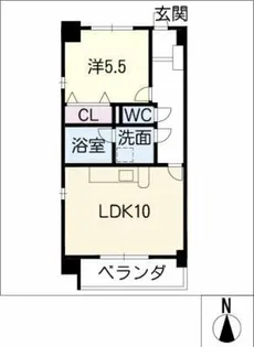 スカイシーⅢ【1階】の間取り