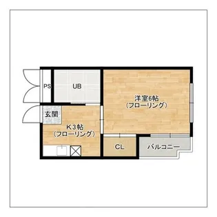 プレスト天神南【202号室】の間取り