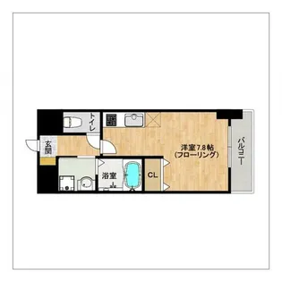 アンプルールべトンCiel【503号室】の間取り