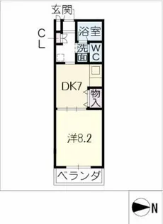 ラピスタウン緑丘通り( )【2階】の間取り