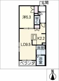 Un Espoir【2階】の間取り