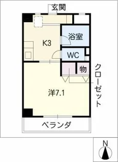 真々山房【3階】の間取り