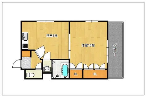 サン・トルース香椎【402号室】の間取り