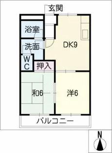 コーポマルベリー【2階】の間取り