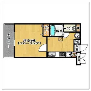 アコール住吉【405号室】の間取り