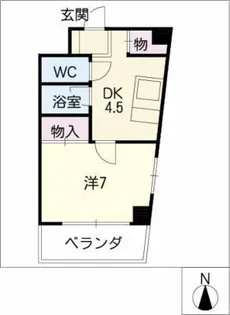 PAL東山【2階】の間取り