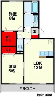 セジュール壱号館【2階】の間取り