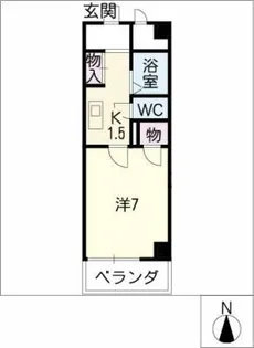 エクセルフジタ【2階】の間取り