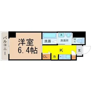 ワイズタワー新栄【6階】の間取り