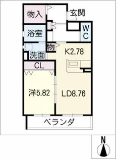 ゼフォール吹上【3階】の間取り