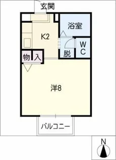 メゾン・イースト【2階】の間取り