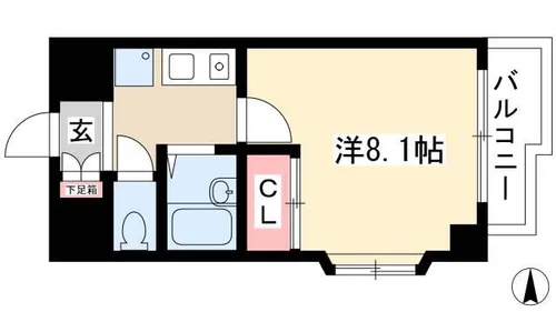 Rosa Candore【603号室】の間取り