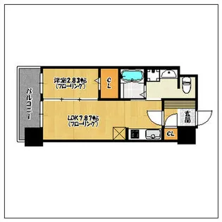 グランフォーレプライム博多【4階】の間取り