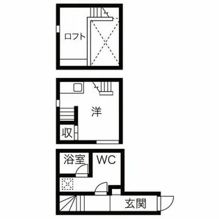 akara【1階】の間取り