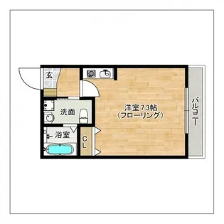 SAMURAI V【205号室】の間取り