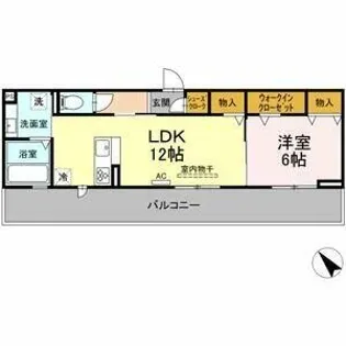 プリムローズ【2階】の間取り
