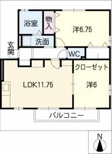 リビングタウン香久山 A棟【1階】の間取り