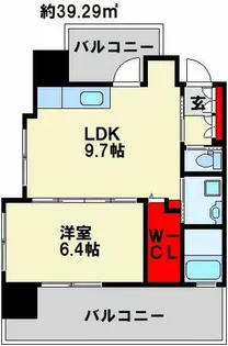 フェルト127【12階】の間取り