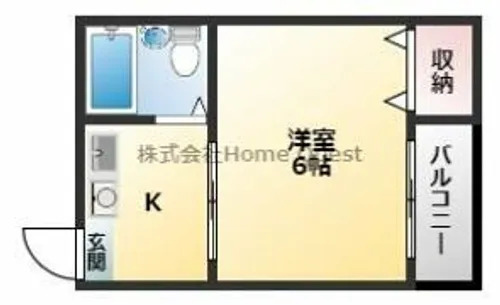 エスタイル小阪【3階】の間取り