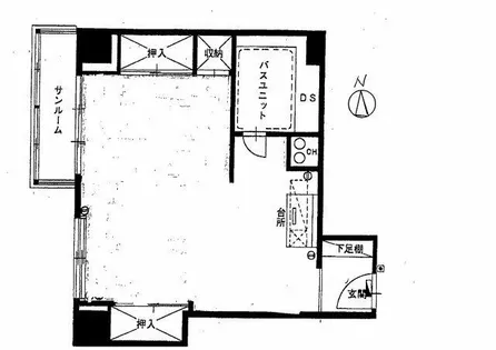 チサンマンション札幌第2【2階】の間取り