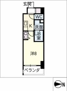 ウィステリアテラス今池【12階】の間取り