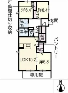 青柳離宮【1階】の間取り