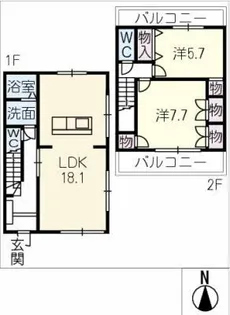 サンシャインⅢ【1階】の間取り