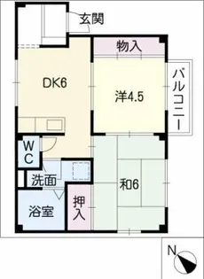 Amusing1いとうや【2階】の間取り