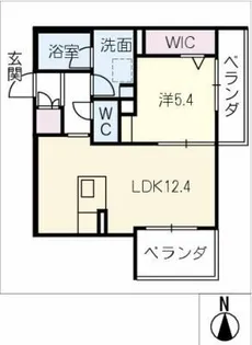 カーサレジオ共和【2階】の間取り