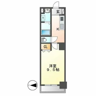 ArtizA鶴舞(アルティザツルマイ)【702号室】の間取り