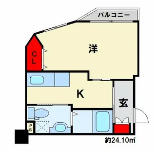 旦過タカヤコーポレーションビル【402号室】の間取り
