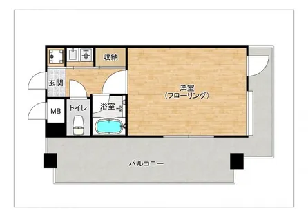 ピュアドーム博多アソシア【9階】の間取り