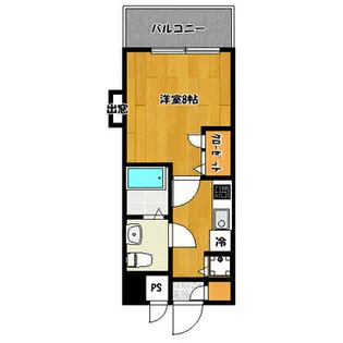 ピュアドームパークサイト大濠【6階】の間取り