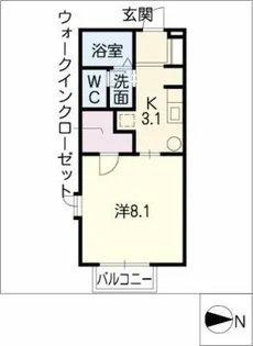 Liberta松本【2階】の間取り