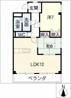 CASA BELLA【1階】の間取り