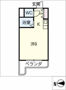 ヒラオカマンション【3階】の間取り