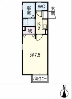 BELLAIR ANNEX【1階】の間取り