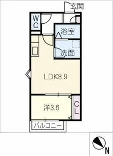 LECOCON弥富Ⅲ【3階】の間取り